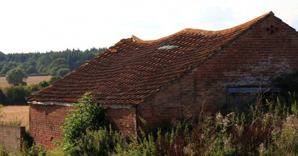 A Visible Sagging In The Wooden Structure
